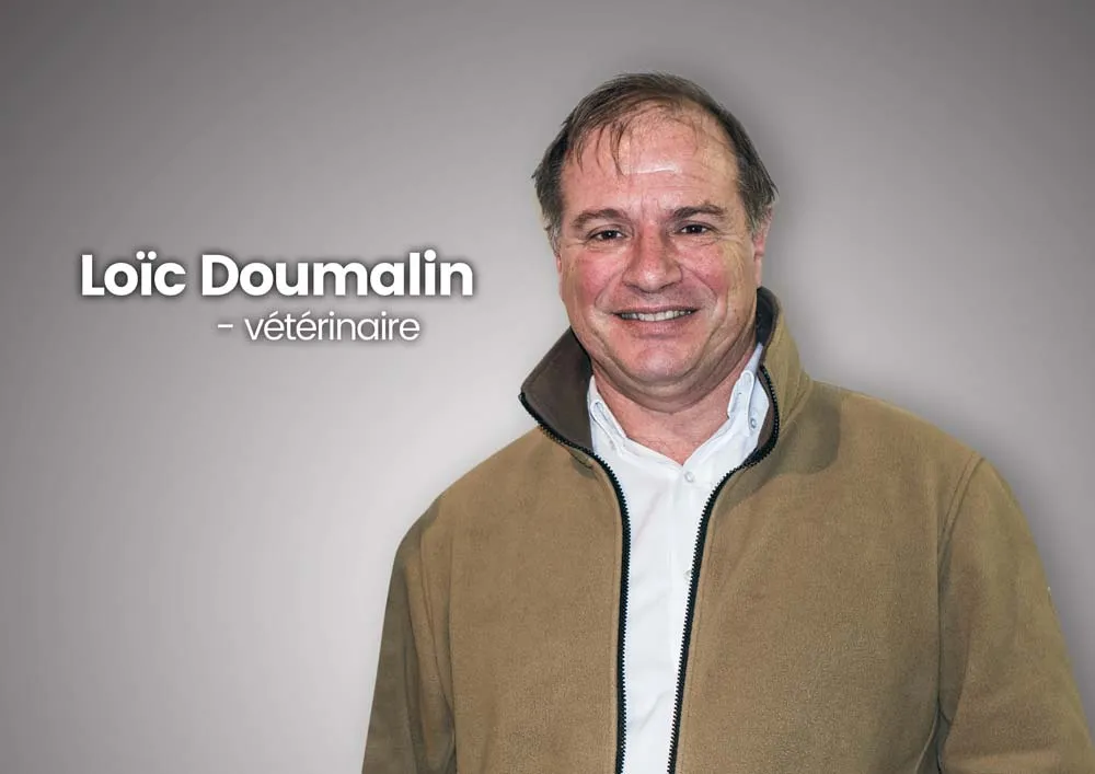 Loïc Doumalin, vétérinaire - Illustration L’aliment nourrit et informe aussi
