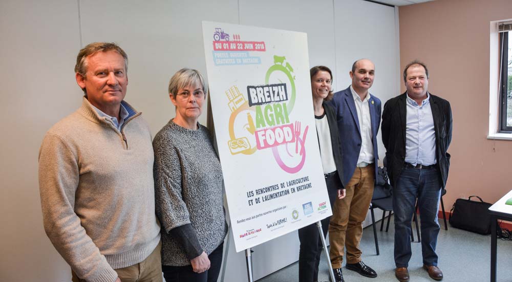 Les représentants des différentes organisations ont présenté le programme de Breizh Agri Food, qui se tiendra du 1er au 22 juin. - Illustration Le mois des rencontres de l’agriculture