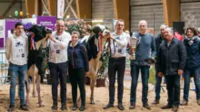 Autour de Cap J Iroise, nommée Réserve, dans les mains de Pierre-Yves et de Cap J Ida, Grande championne de Morlaix 2018, présentée par Baptiste, les membres de la famille Cabon étaient très heureux et fiers.