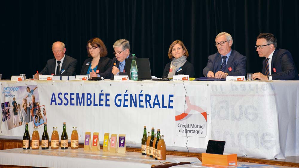 À l'occasion de son assemblée générale, la caisse de Plouay a mis à l'honneur l'agriculture locale. - Illustration Au CMB, les saveurs locales de l’Assemblée générale