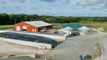 L’unité de méthanisation d’une puissance de 527 kW basée à Saint-Nicolas-du-Tertre