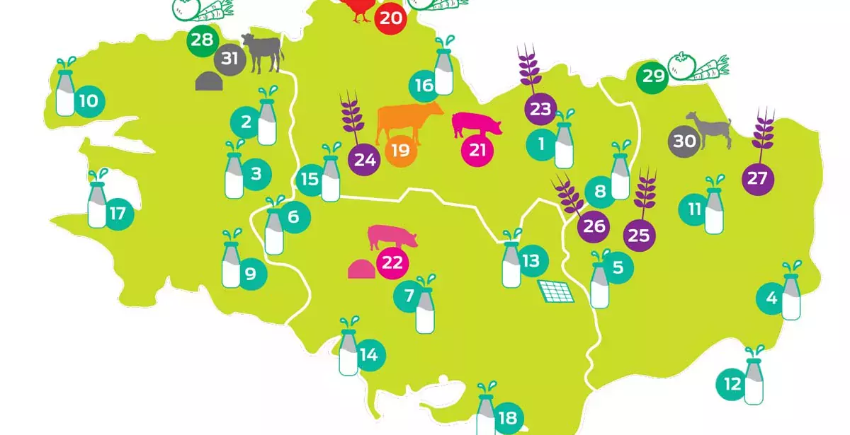 CARTE-INNOVACTION - Illustration 31 fermes bretonnes ouvrent leurs portes