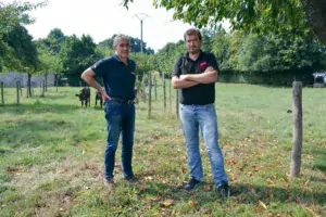 Loïc Guines, 55 ans, et Florian Salmon, 33 ans, se lancent en campagne pour les élections de janvier prochain.