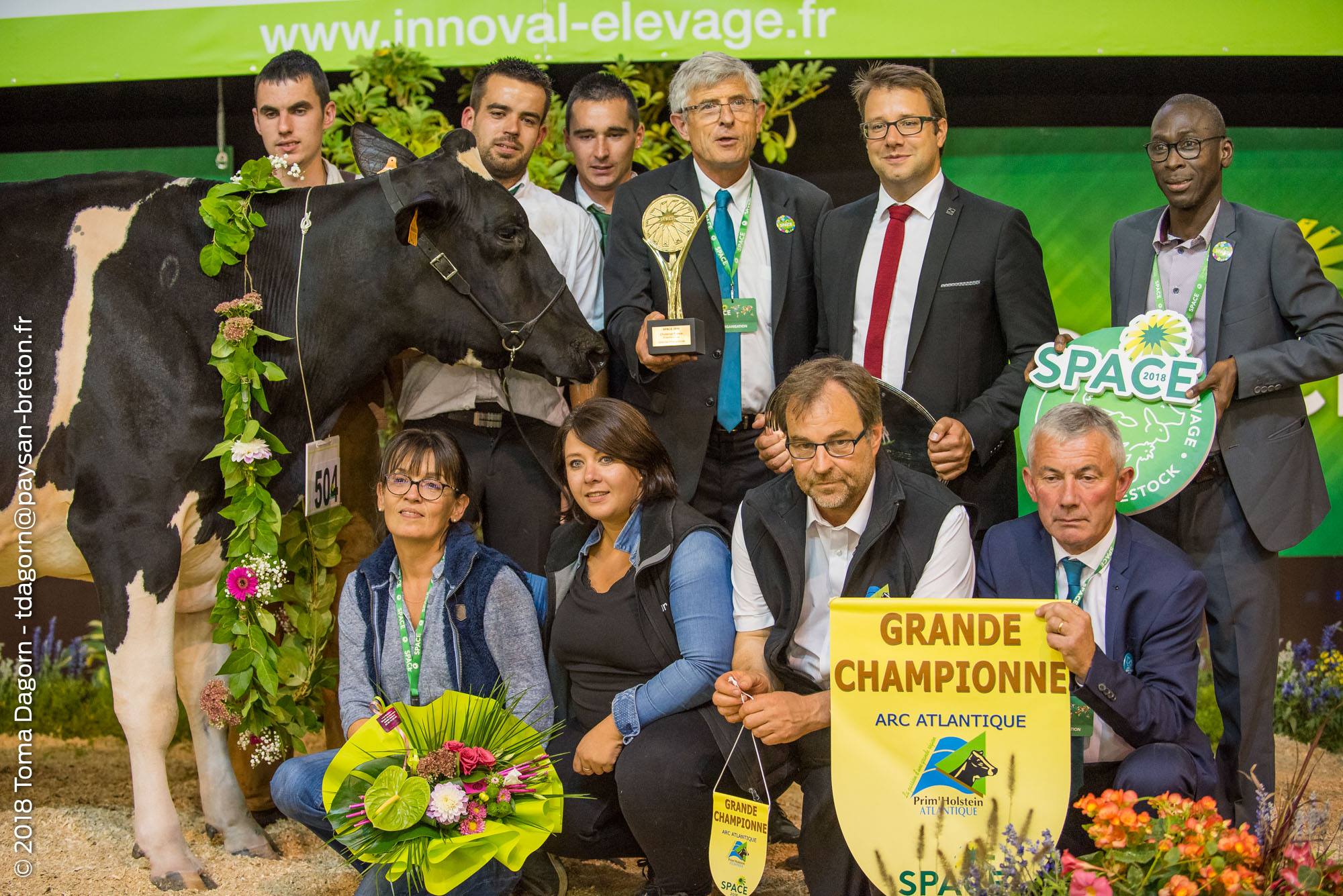 prim-holstein-championne-space-2018 - Illustration Space 2018 : revivez le concours Prim’Holstein en 500 photos