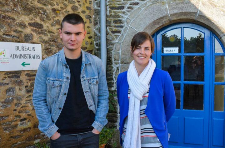 Aurélien Brouazin et Lydiane Juste,   Coordinatrice de la formation