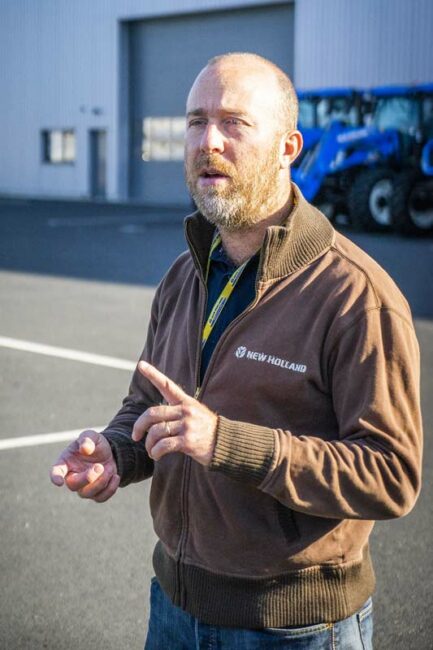 Nicolas Morel, Responsable produit tracteur New Holland