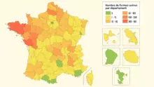 Carte des "fermes usines" ©Greenpeace