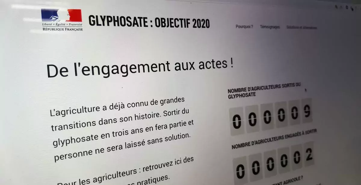 glyphosate-gouv - Illustration Sortie du glyphosate : une plateforme en ligne pour accompagner les agriculteurs