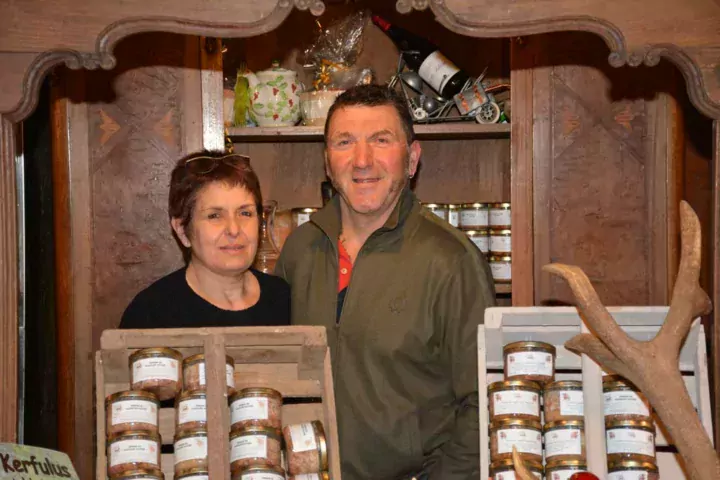 Christine et Hervé Allain, dans leur auberge, ouverte en 1990