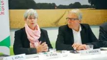 Danielle Even, présidente de la Chambre des Côtes d’Armor, et Jacques Jaouen, président de la Chambre régionale, tournent la page en janvier prochain.