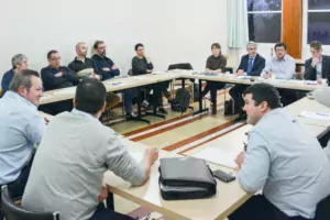 L’entrevue s’est déroulée au centre de formation de Saint-Ségal, lundi 10 décembre.