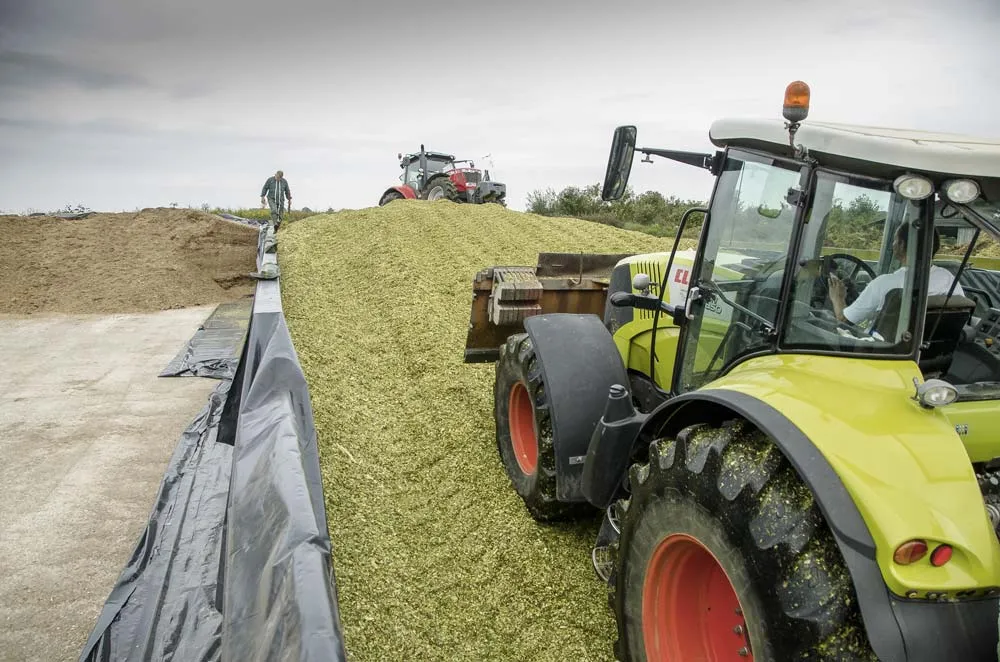 tassage-silo-mais-claas - Illustration Tasser le fourrage pour enfermer moins d’oxygène