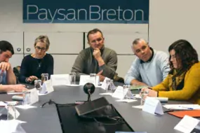 Les représentants des 3 syndicats ont participé au débat.