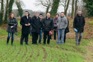 Les élus du Conseil régional en visite sur le territoire de la lieue de Grève.