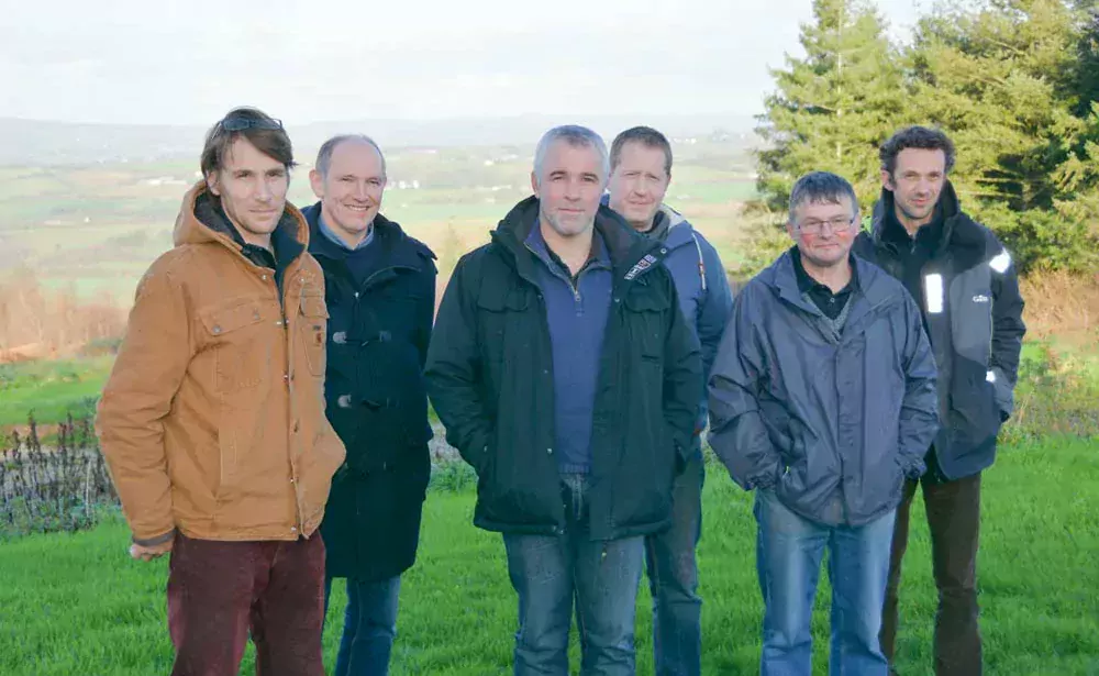Benoît Collorec (au centre) représentera la liste UDSEA-Confédération paysanne. - Illustration Solidarité et force paysanne