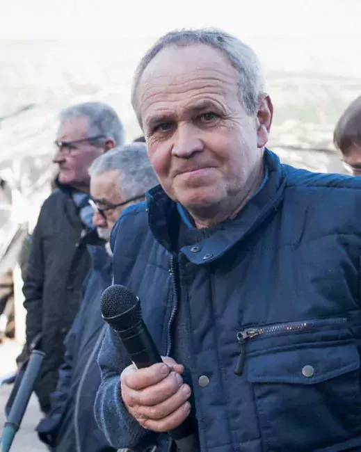 Pascal Le Moal, éleveur à Locarn (22).