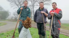 Mardi 5 février, les jeunes agriculteurs ont planté 250 arbres. D’ici quelques jours, 250 autres spécimens seront mis en terre.