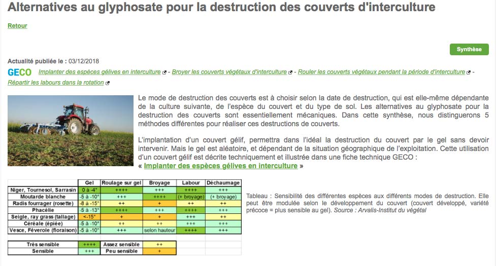 glyphosate-site - Illustration Un centre de ressources numérique pour la sortie du glyphosate