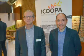 De gauche à droite, Dominique Le Dantec, président d’Icoopa, et Ronan Moalic, directeur.