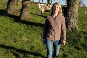 Katell Guays, agricultrice à Saint-Malon-sur-Mel (35)