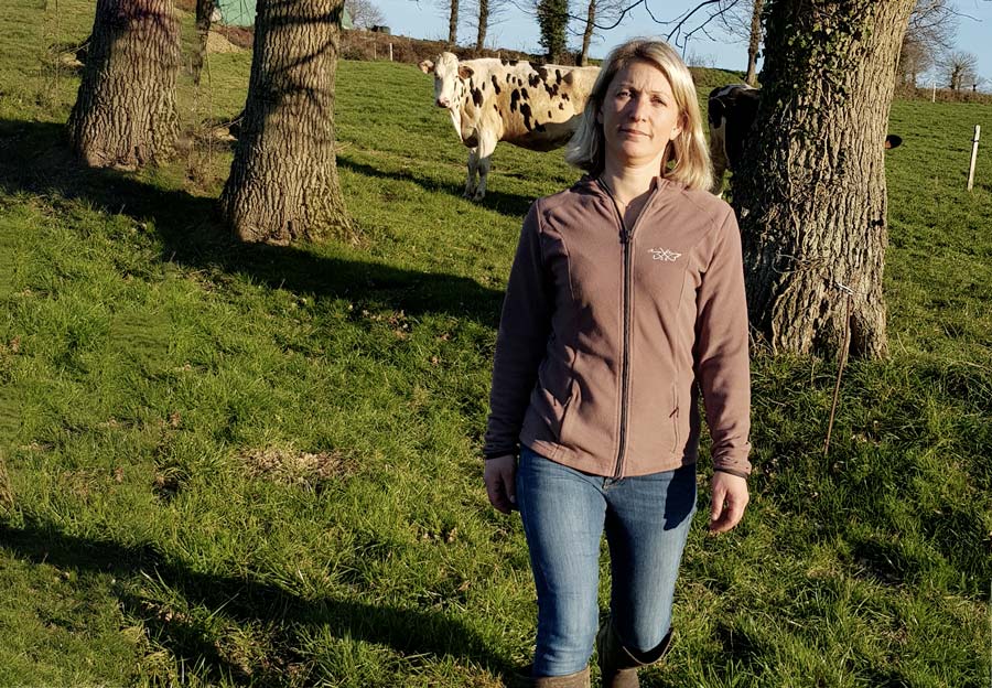 Katell Guays, agricultrice à Saint-Malon-sur-Mel (35)