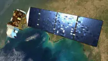 Un satellite Sentinel permet l'acquisition des images.