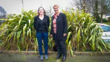 Cécile de Saint-Jan (à gauche) et Anne-Marie Crolais.