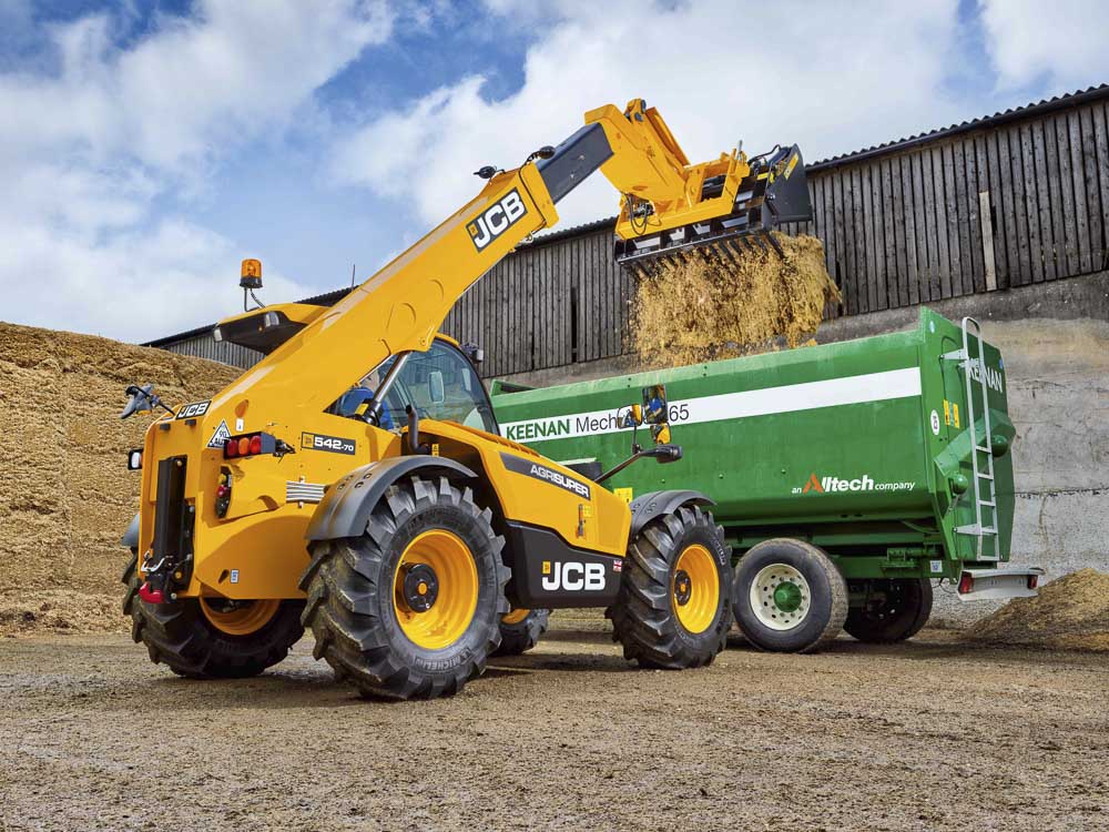 - Illustration Les nouveaux télescopiques JCB Serie III se sont montrés au Sima