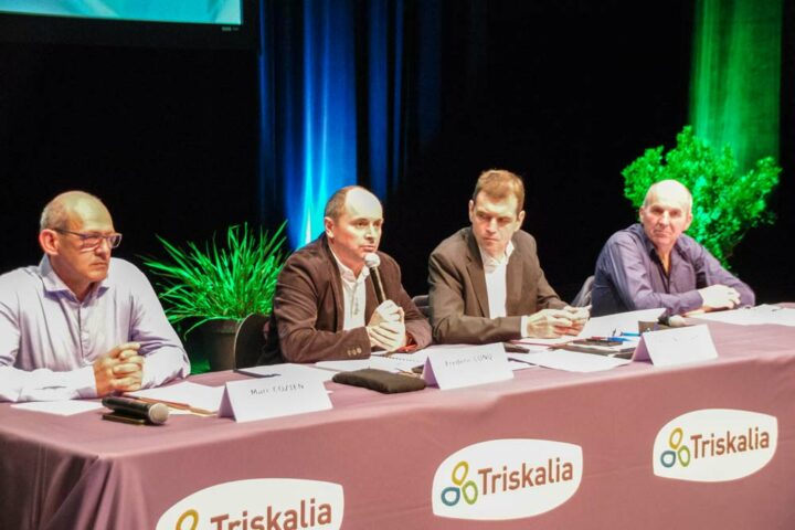 De gauche à droite : Marc Cozien, Frédéric Conq, Yves Nicolas et Hervé Cosson.