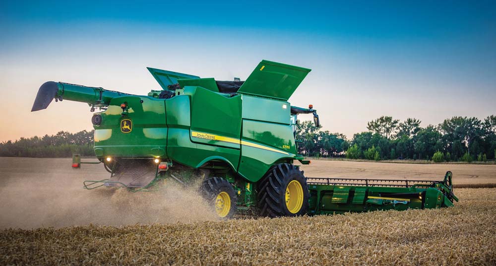  - Illustration Du nouveau sur les moissonneuses-batteuses John Deere