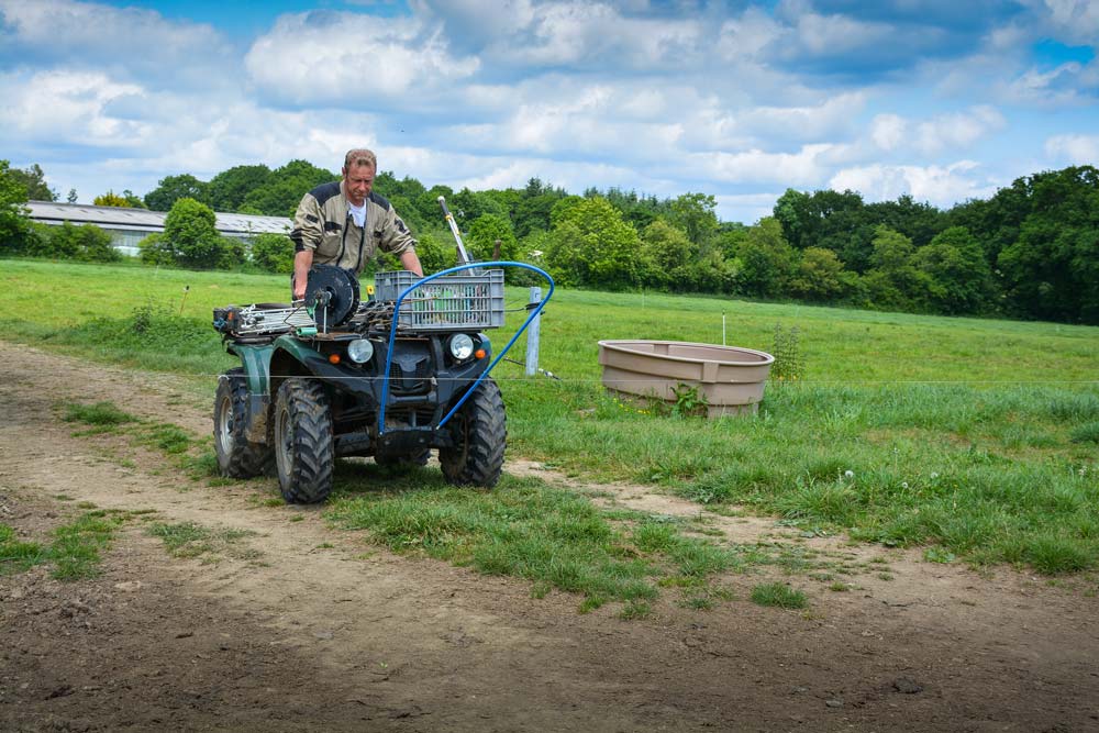  - Illustration Un quad qui facilite le pâturage