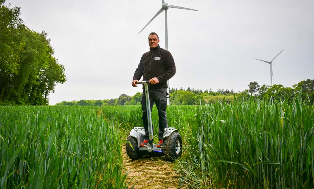  - Illustration Gyropode : Un engin pratique et ludique