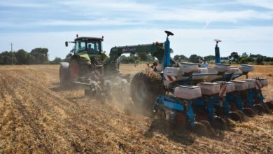Photo of Semis de maïs en strip-till après orge