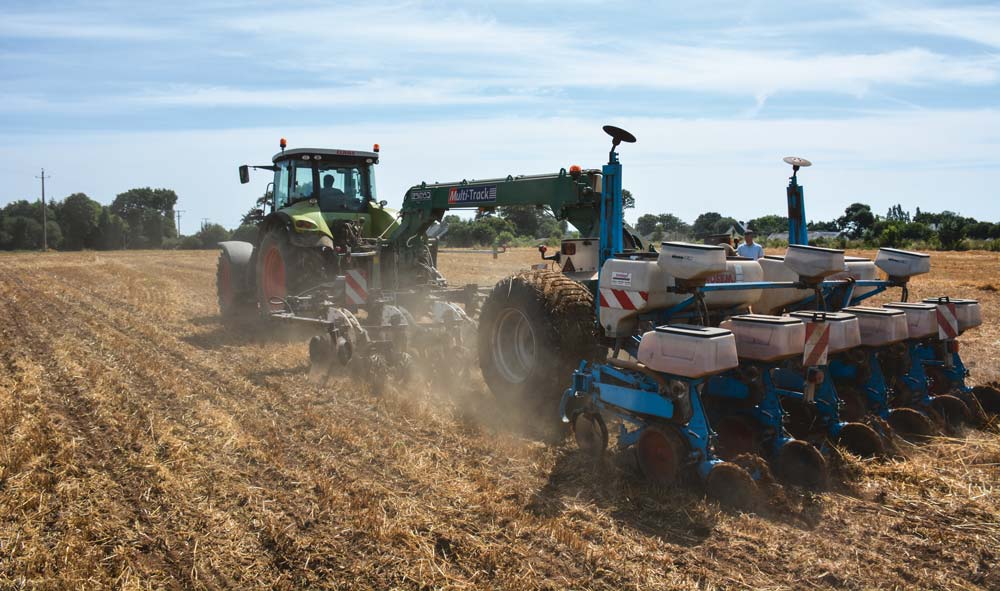  - Illustration Semis de maïs en strip-till après orge