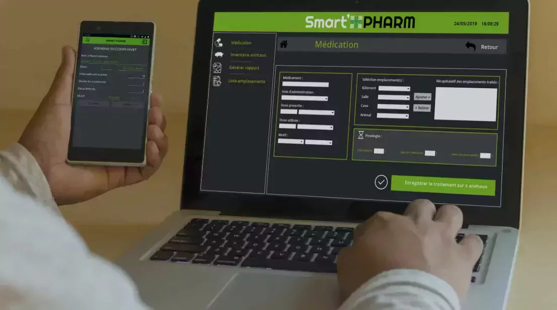  - Illustration Smart’pharm d’Asserva : Une pharmacie connectée