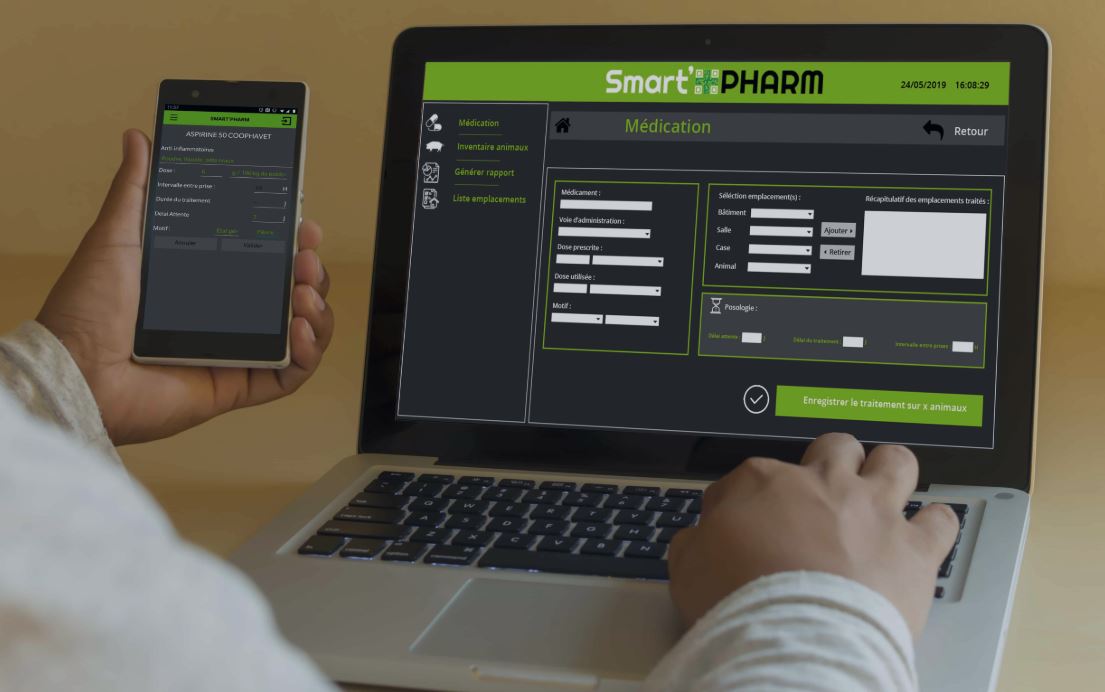  - Illustration Smart’pharm d’Asserva : Une pharmacie connectée
