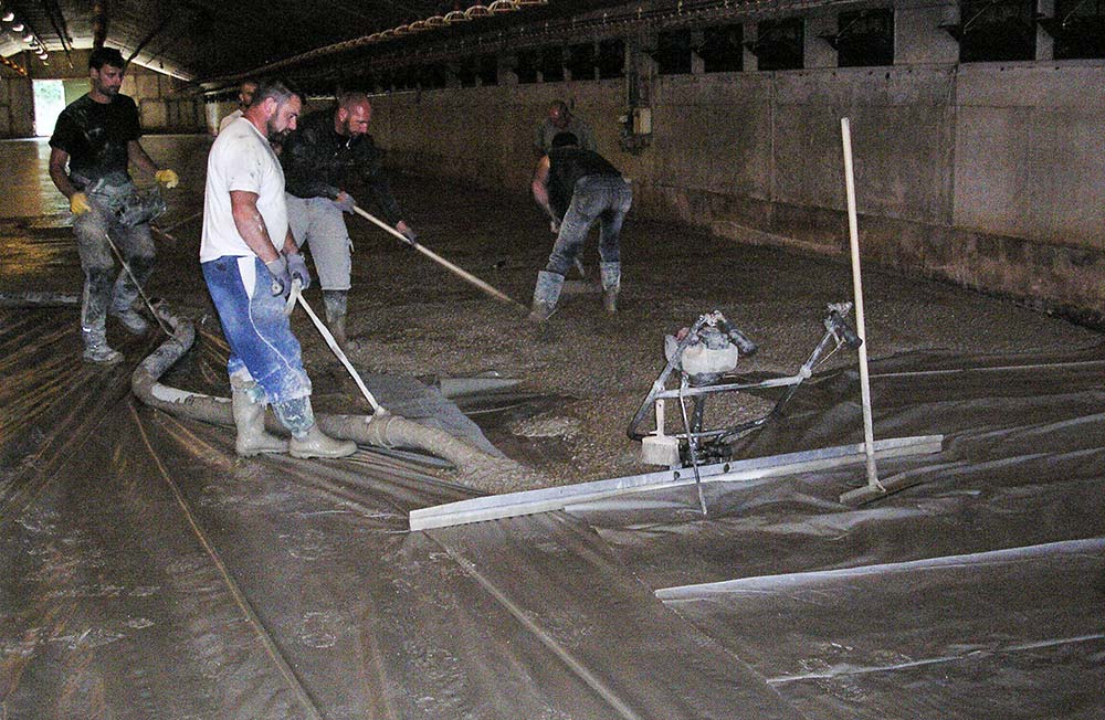  - Illustration Aviculture : Le sol béton continue sa progression