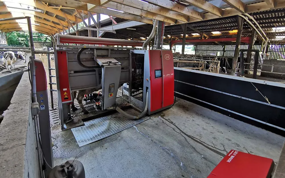  - Illustration En robot, combien de lait produit par UTH ?