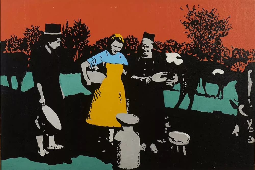 dd8650.hr - Illustration Un paysan breton haut en couleur
