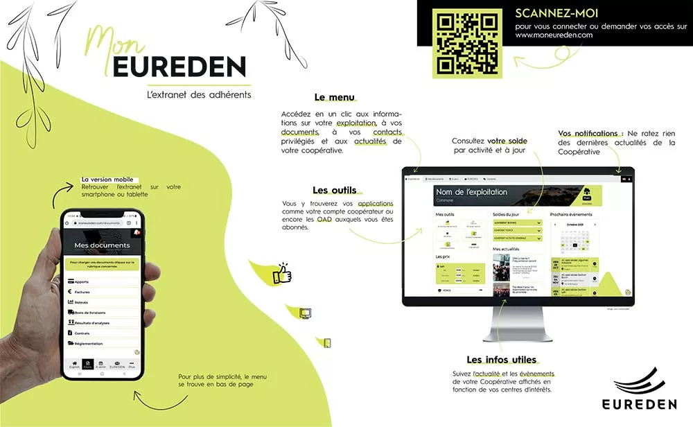 mon eureden - Illustration Mon Eureden, L’extranet des adhérents Eureden