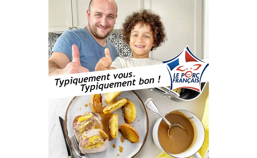 campagne porc francais breve - Illustration La campagne digitale Le Porc Français continue