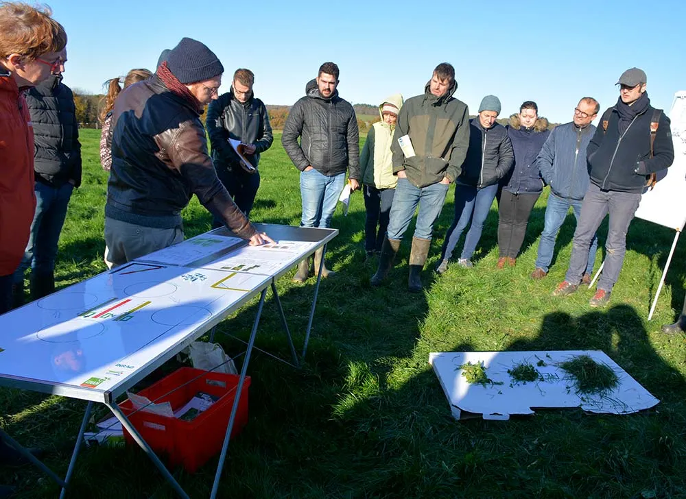 10373.hr - Illustration Une animation « Bien faire vieillir ses prairies »