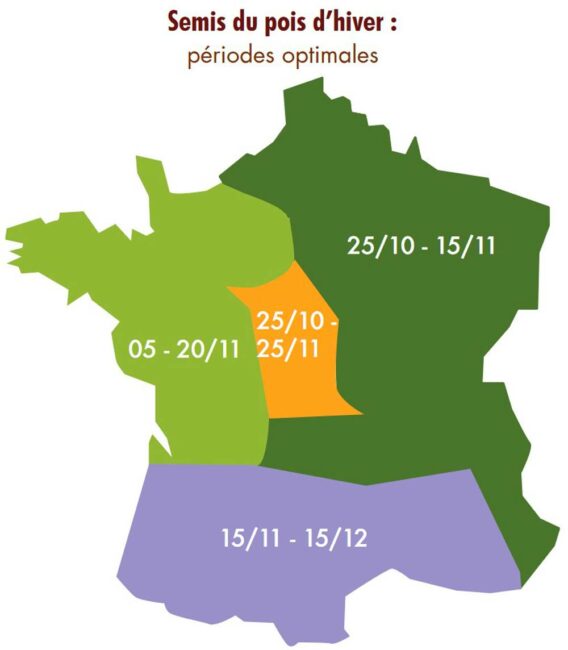 carte periode semis poish