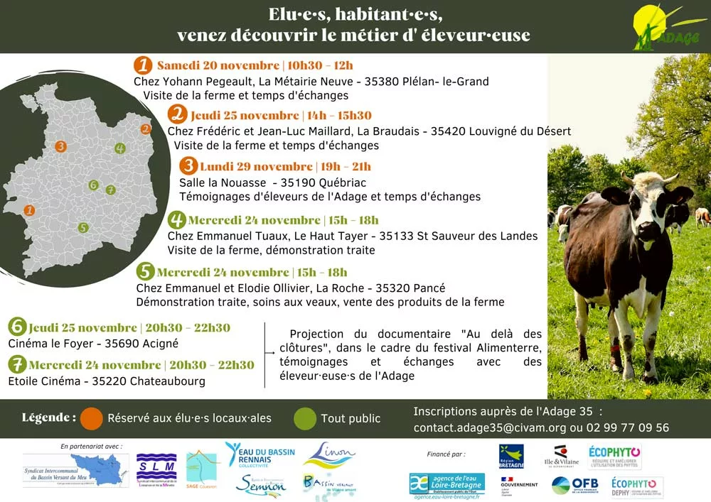 visites 35 adage breve - Illustration En novembre, les adhérents de l’Adage partagent leur quotidien