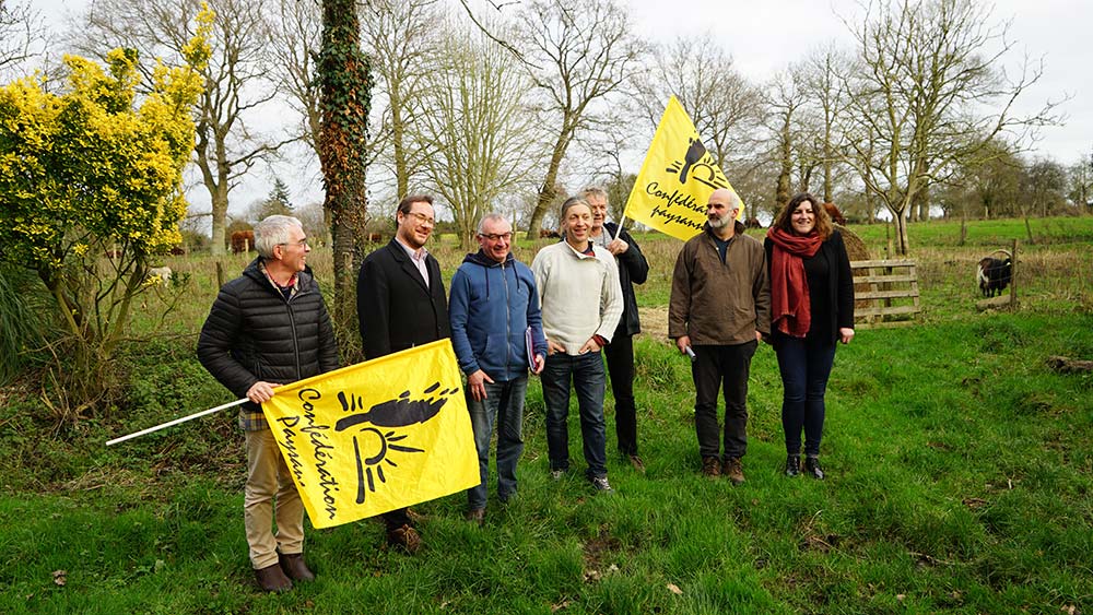 10879.hr - Illustration La Confédération paysanne 35 fait part de ses attentes au département