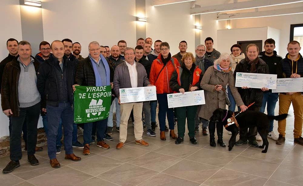 11360.hr - Illustration Les JA de Grand-Champ offrent 12 000 € aux associations