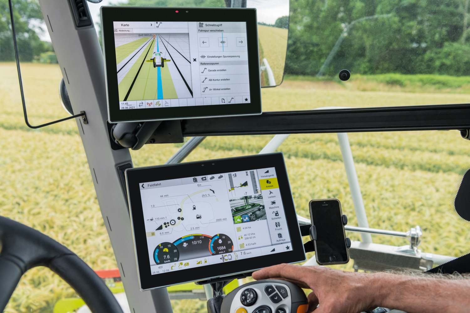Claas et Trimble développent le nouveau système de guidage Claas GPS Pilot