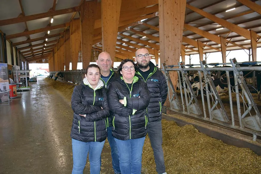  - Illustration Le digesteur chauffé en partie par les matelas des laitières