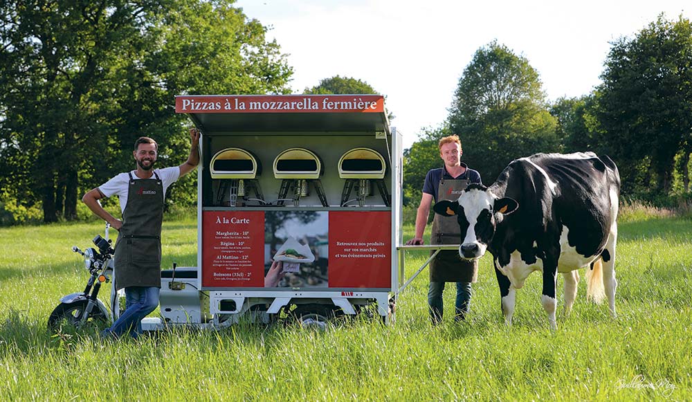  - Illustration De belles vaches pour servir une bonne mozzarella