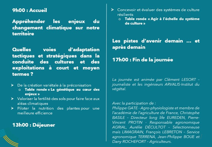 programme journée Arvalis 24 janvier 2023